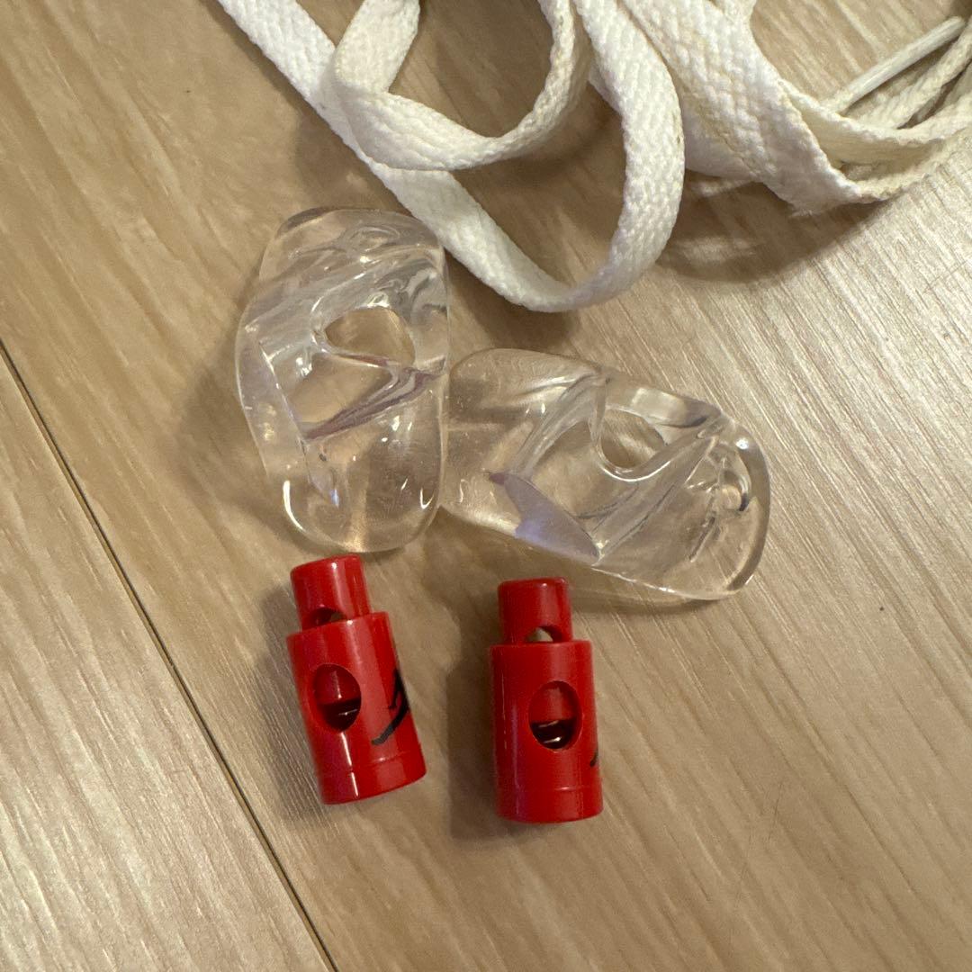 Air Jordan 5 ホワイト/レッド スニーカー