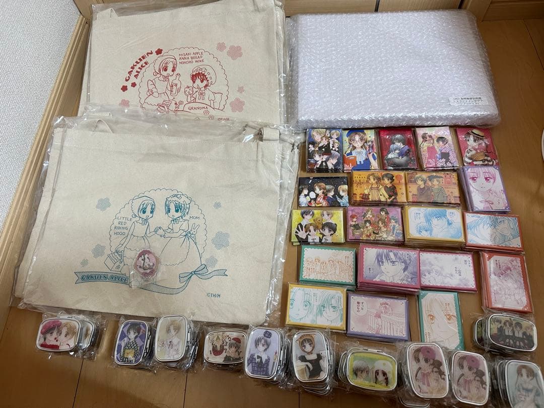 学園アリス　まとめ売り　複製原画　スクエア缶マグネット