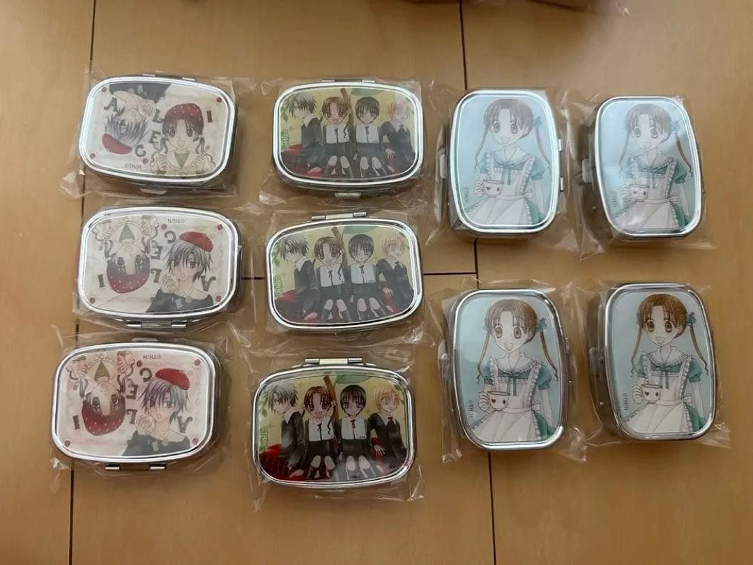 学園アリス　まとめ売り　複製原画　スクエア缶マグネット