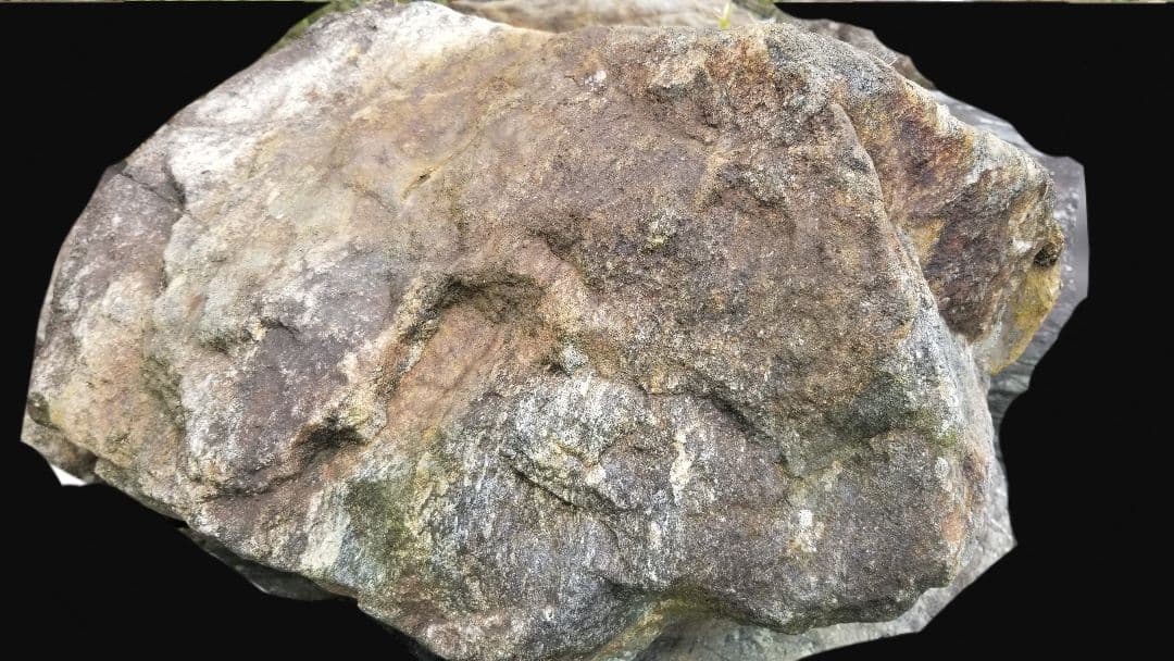 希少原石　結晶片岩　シスト　庭石　ロックガーデン　ガーデニング　宝石物質