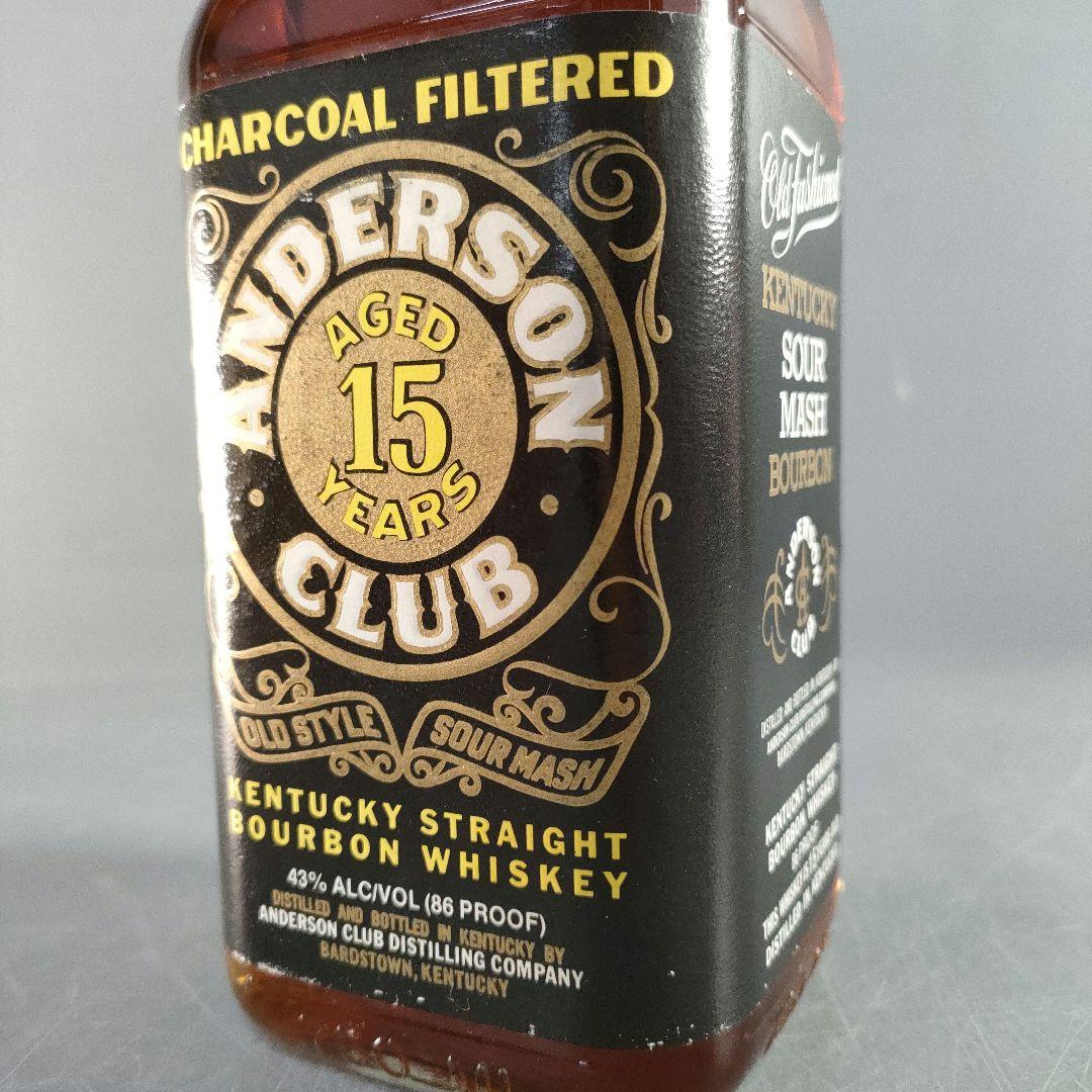 A1334-9/アンダーソンクラブ 15年/ANDERSONCLUB/ウイスキー