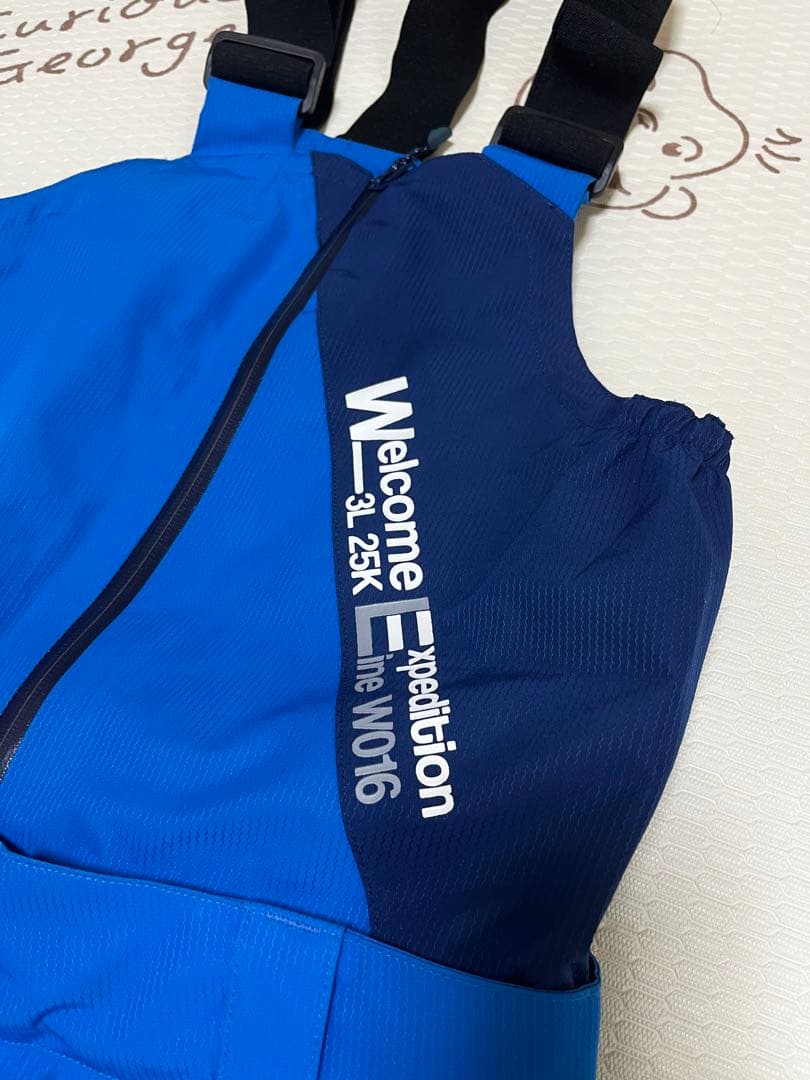 美品　picture organic clothing ビブパンツ