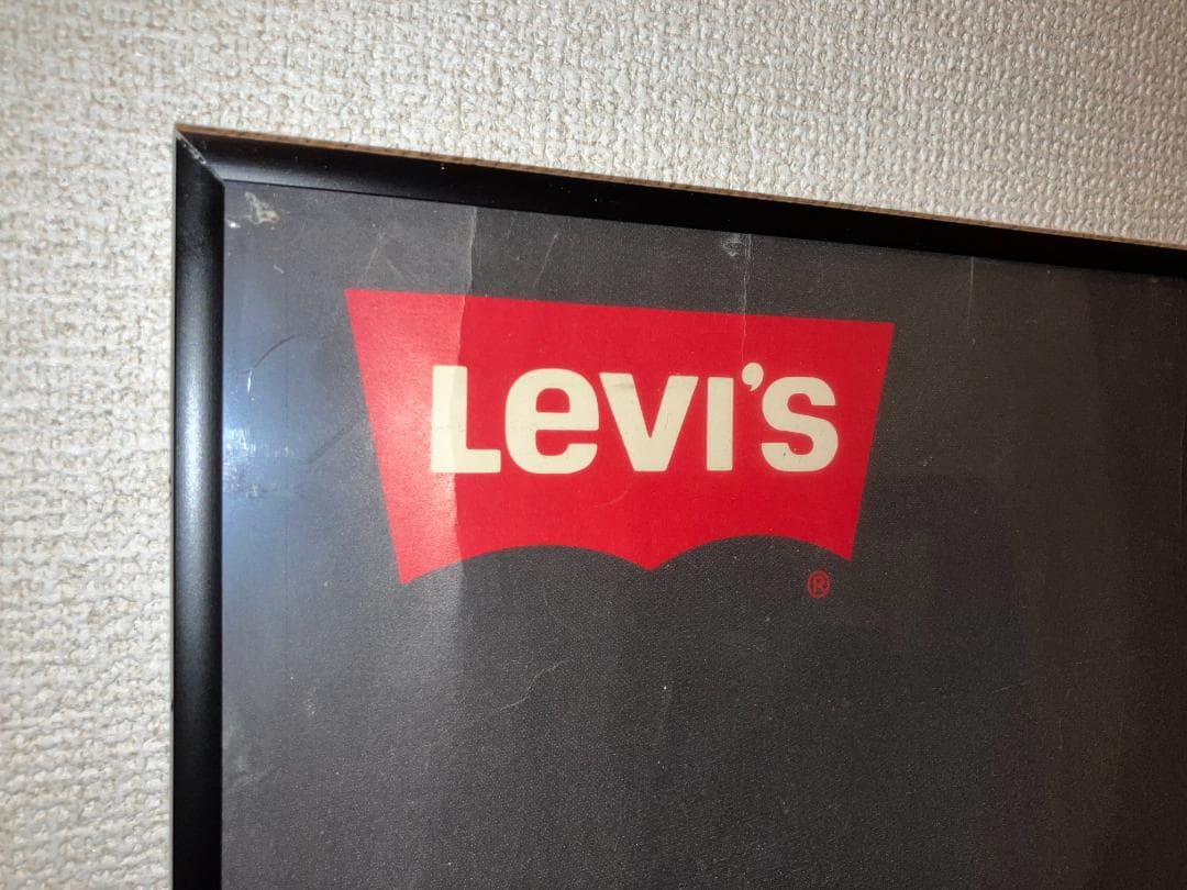 90年代 LEVI'S リーバイス 501 ジェームス ディーン 額付 ポスター