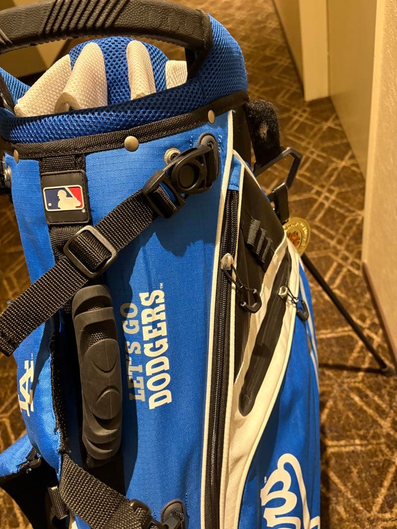 LA Dodgers ゴルフバッグ スタンド付き