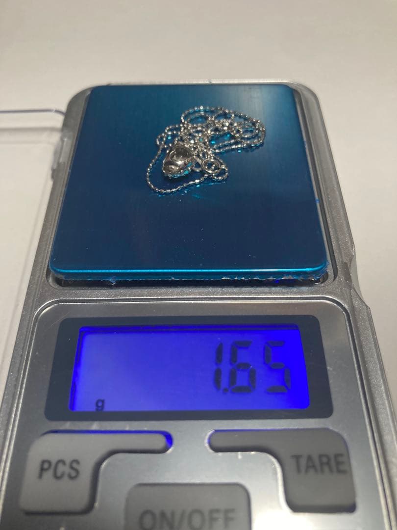 18金WG チェーン　ペンダントヘッド