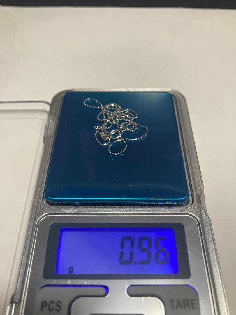 18金WG チェーン　ペンダントヘッド