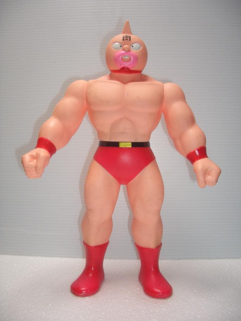 キン肉マン　特大ソフビ　31ｃｍ　1984年　バンダイ製　放映当時物　美品