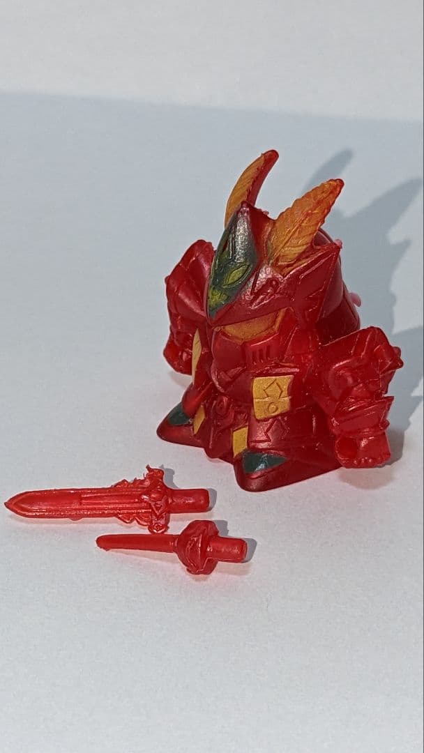 【レトロ超レア】SDガンダム「麗騎士レッドウォーリア」（彩色版）ガン消し