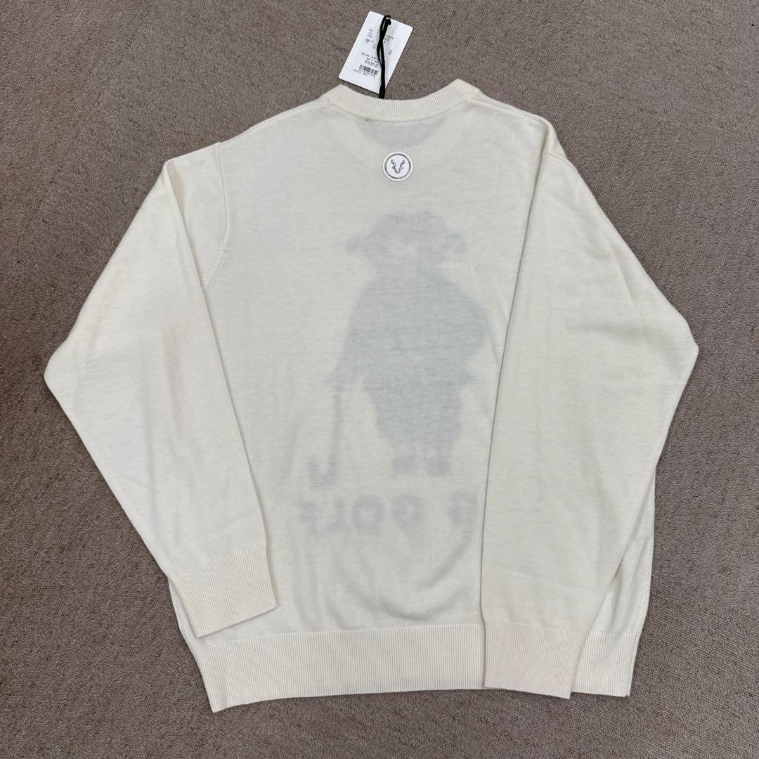 CPG GOLF 羊刺繍セーター