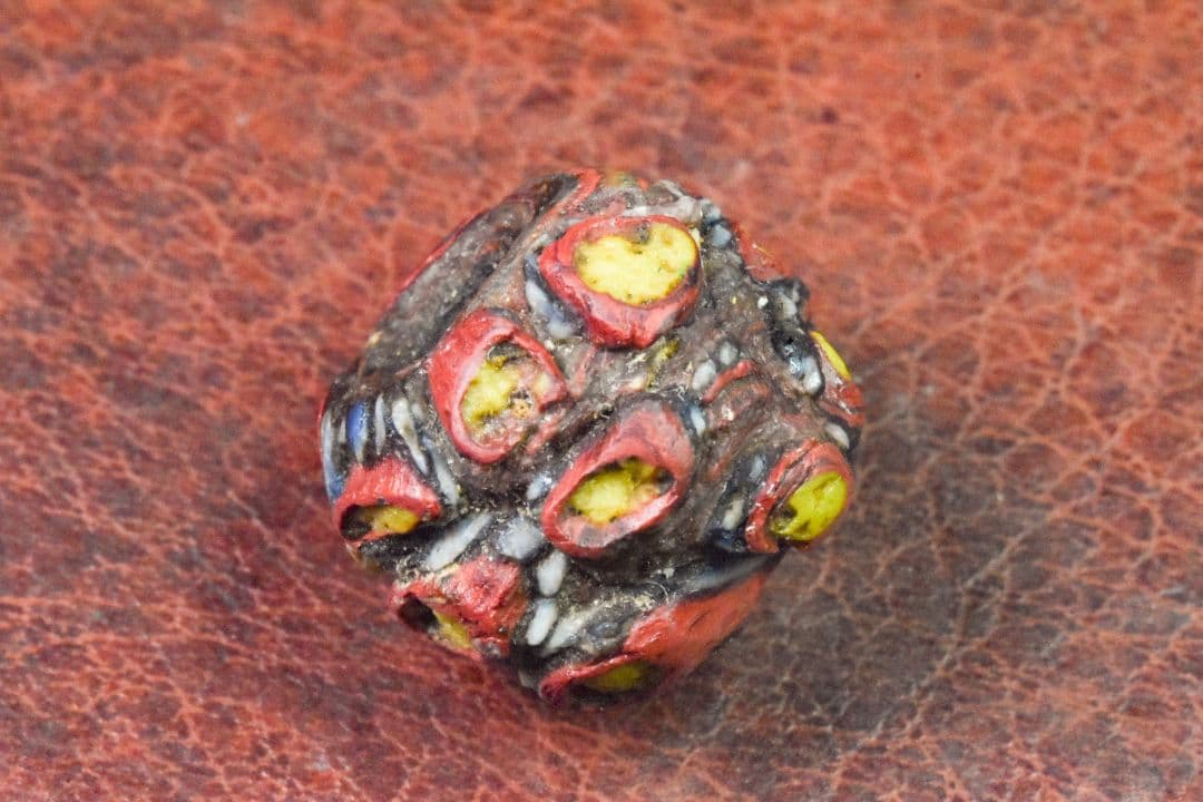 7〜10世紀 アフガニスタン出土 イスラムモザイクビーズ