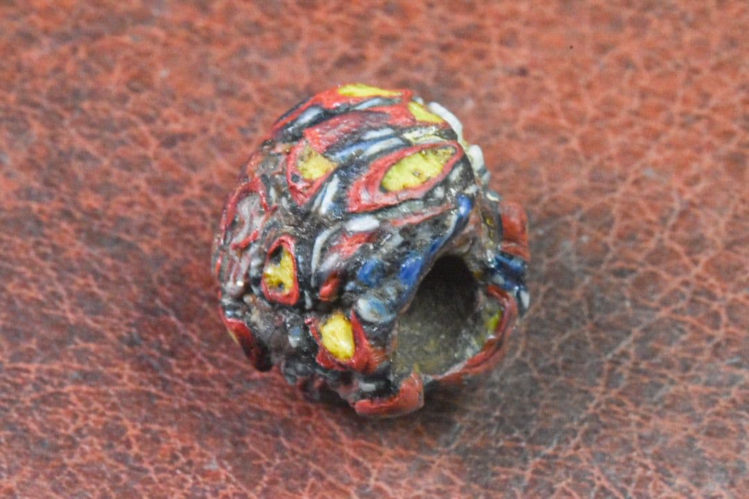 7〜10世紀 アフガニスタン出土 イスラムモザイクビーズ