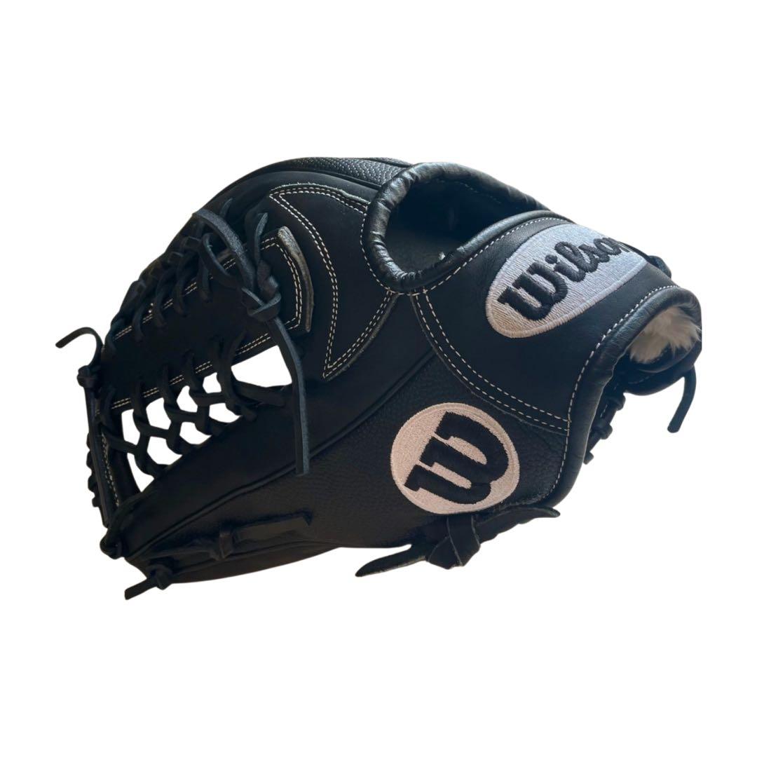 【ほぼ未使用】一般　左投げ軟式用グラブ　ウイルソン D-MAX DUAL 左利き