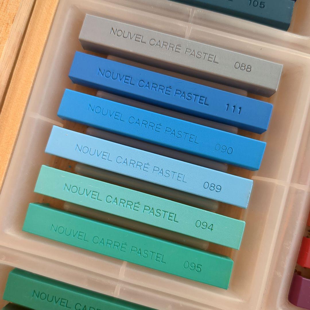 ヌーベル カレー パステル 72色 パステルアートセット 木製ケース入り