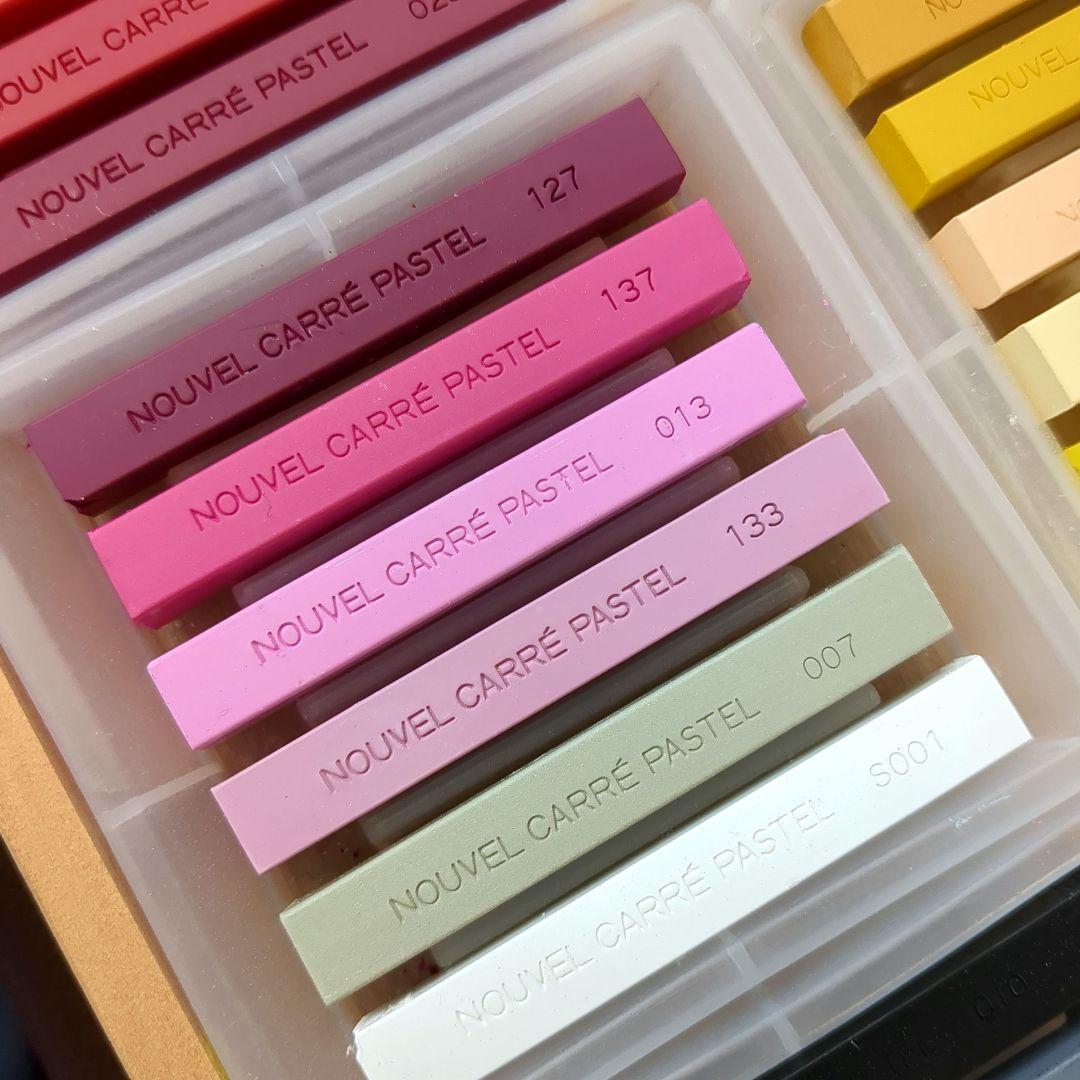 ヌーベル カレー パステル 72色 パステルアートセット 木製ケース入り