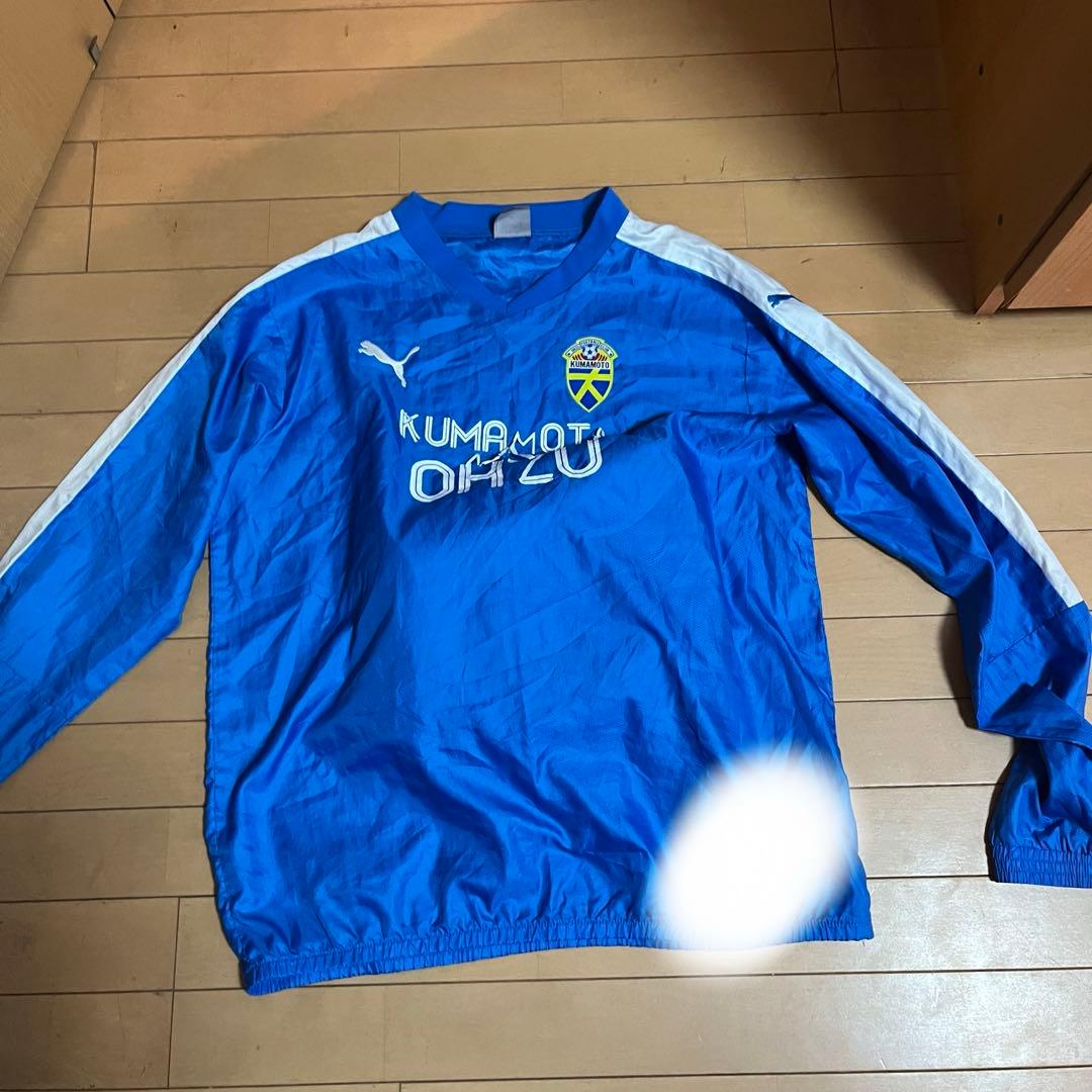 PUMA ピステ上下セット XL 青 大津高校サッカー部