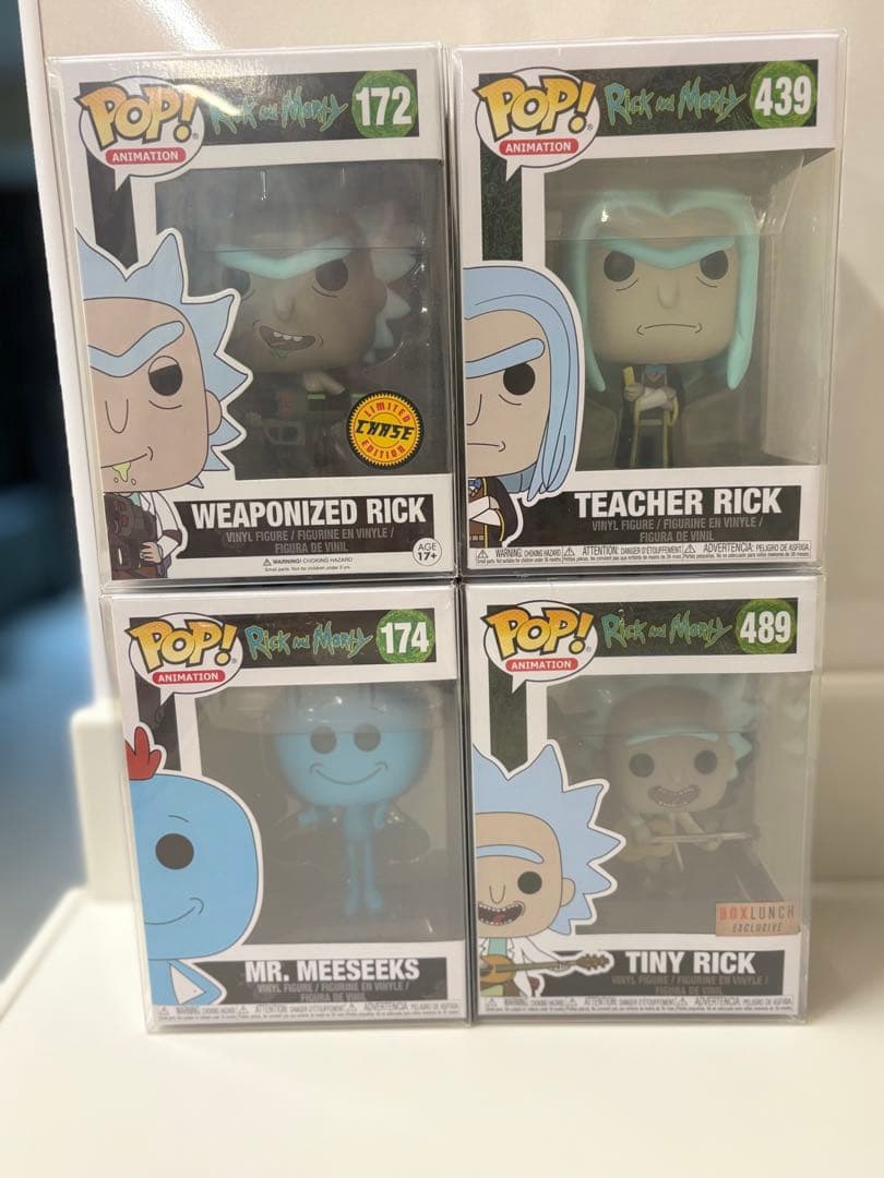 【アメリカ輸入未使用】 Funko pop Rick and Morty 4個