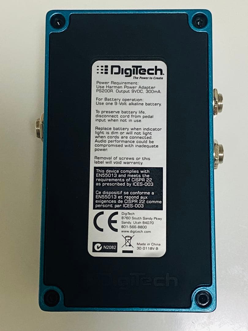 DigiTech DIGIVERB デジタルリバーブ エフェクター
