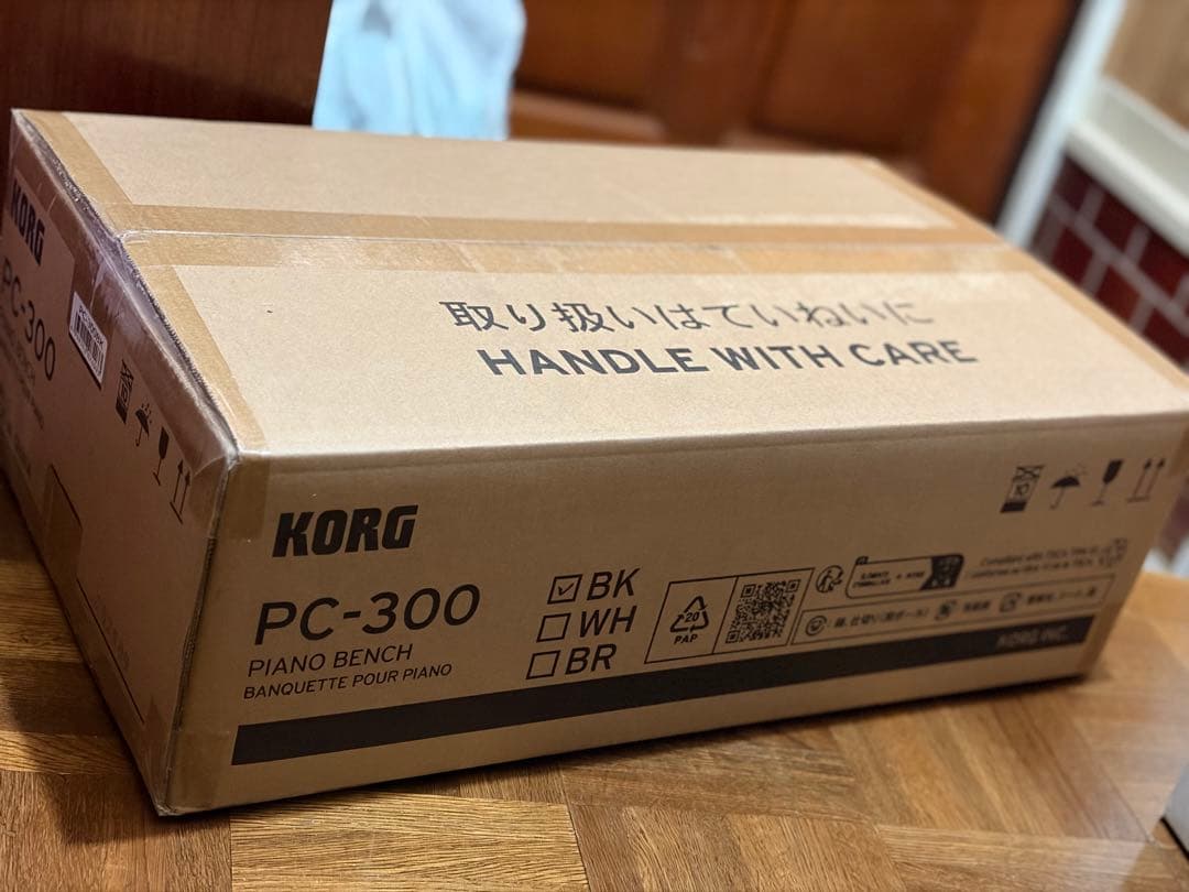 KORG PC-300 ピアノベンチ、ピアノ椅子未開封
