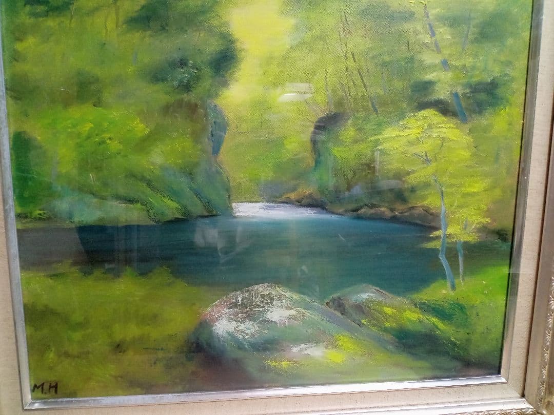 堀場道明の油彩画F１０号です