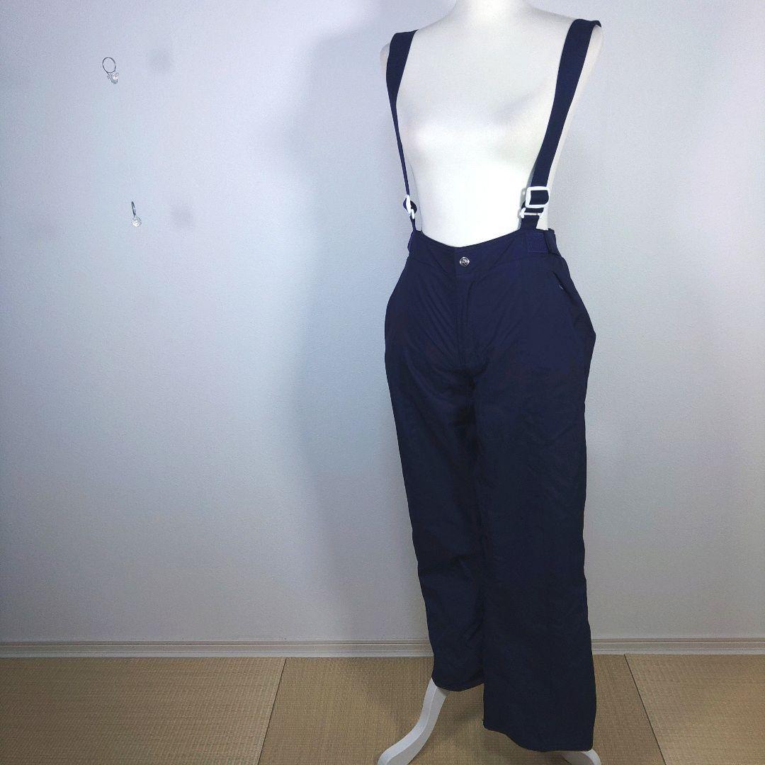 スキーウェア　キッズ　子供　160cm　女の子　チェック柄　レッド　ネイビー