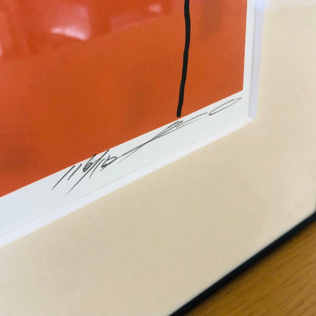 岡田露愁 おかだろしゅう WETYCAT 版画 （116/152）55×44cm