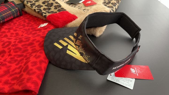 【新品 タグつき】ニューバランスゴルフ　4点セット　レオパード柄