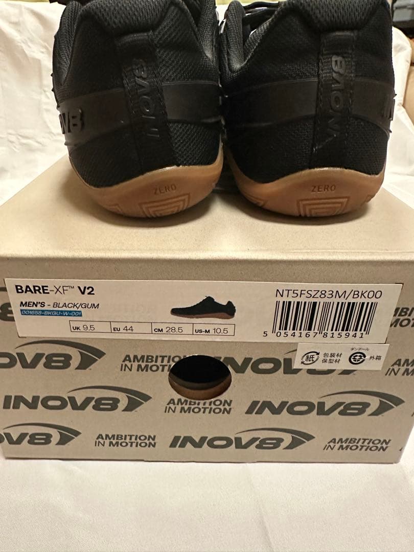 INOV-8 イノベイト BARE-XF V2 ブラック　28.5cm