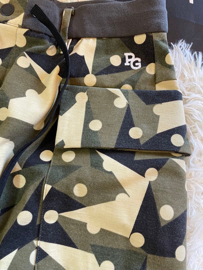 PEARLY GATES ラグウォーム カモ柄ドットスカートサイズ1