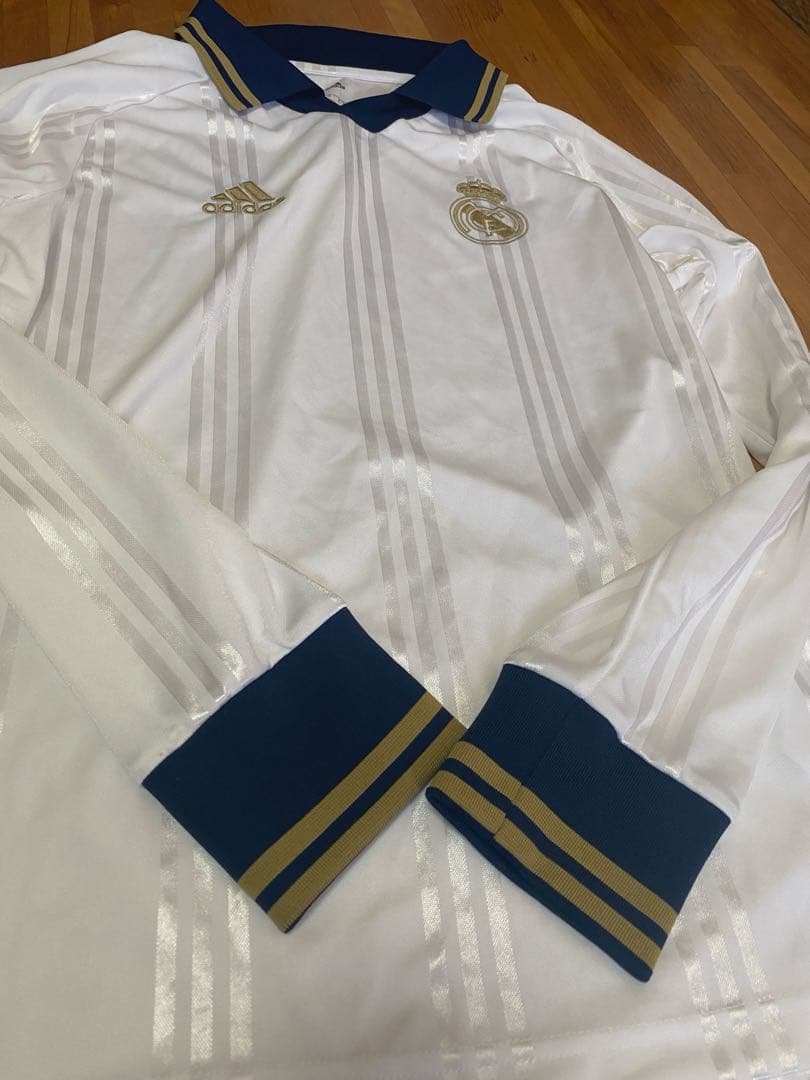 アディダス レアル・マドリード 長袖シャツ　ユニフォーム　S