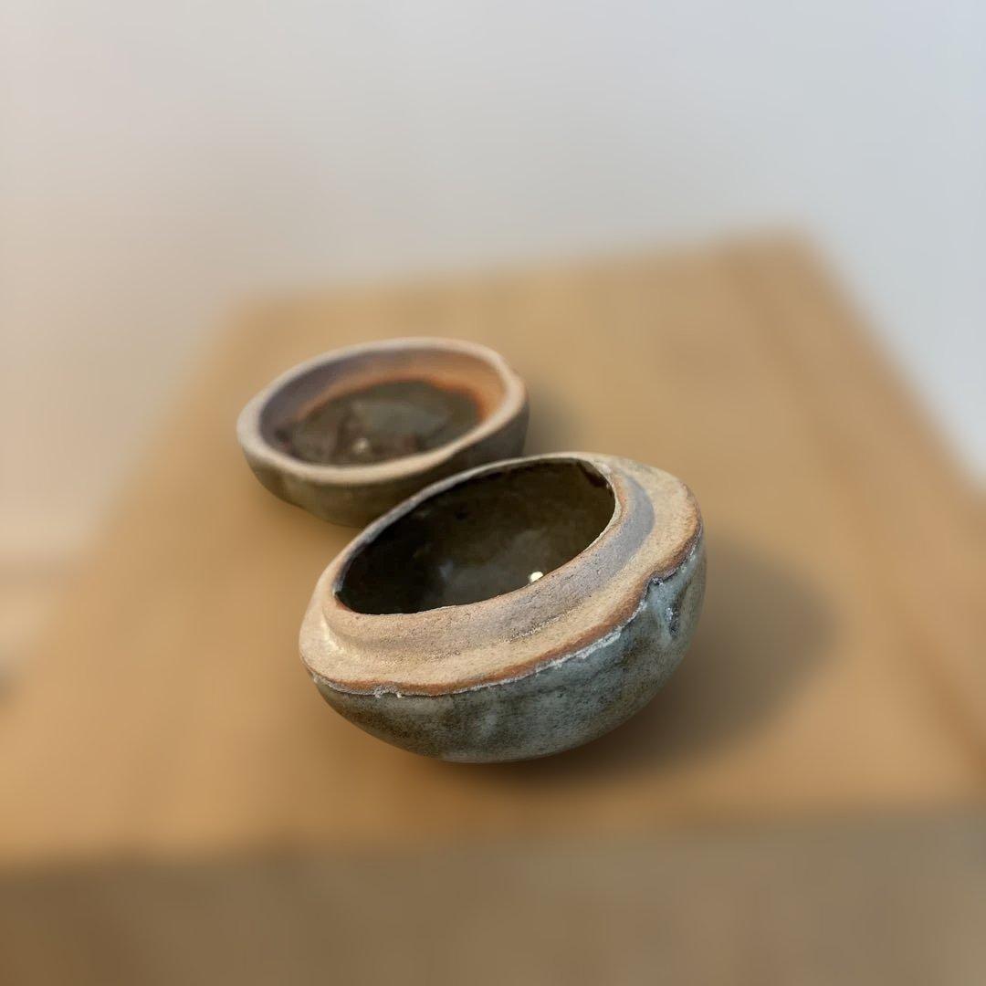 十四代亀井味楽 梅香合 高取焼