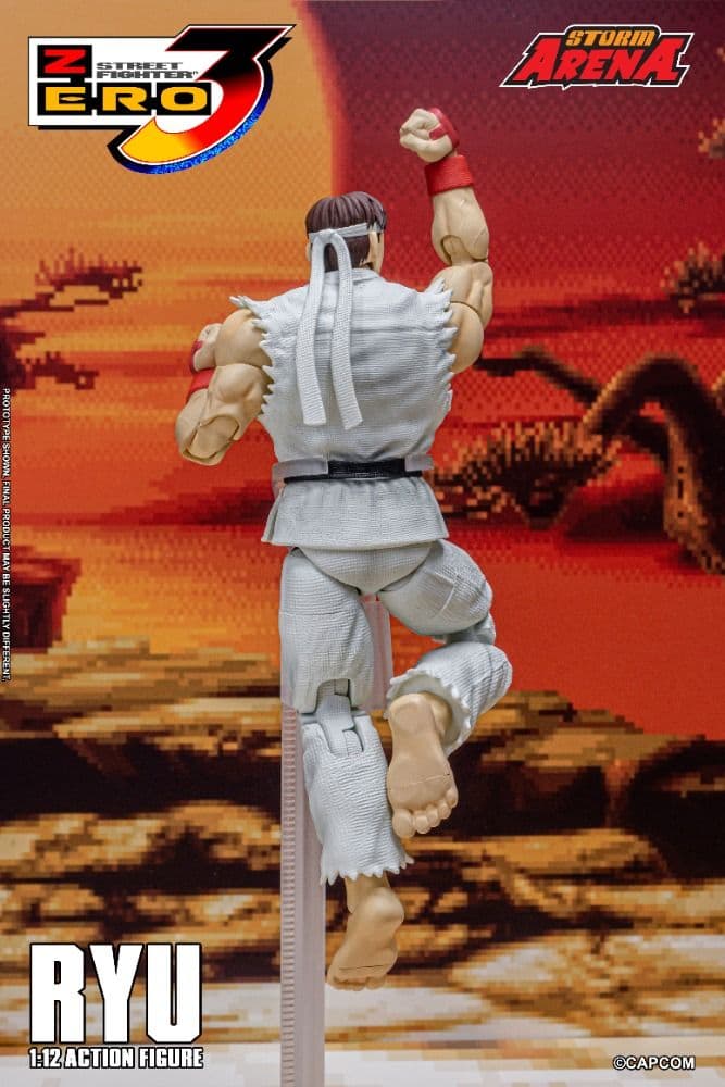 ストリートファイターZERO3 1/12スケール アクションフィギュア リュウ