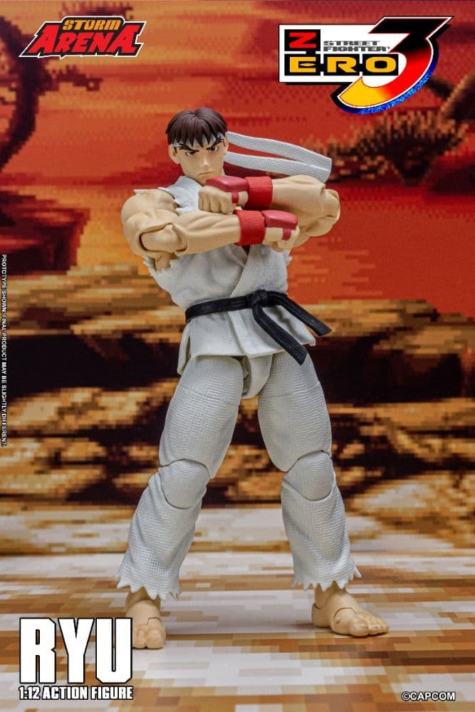 ストリートファイターZERO3 1/12スケール アクションフィギュア リュウ