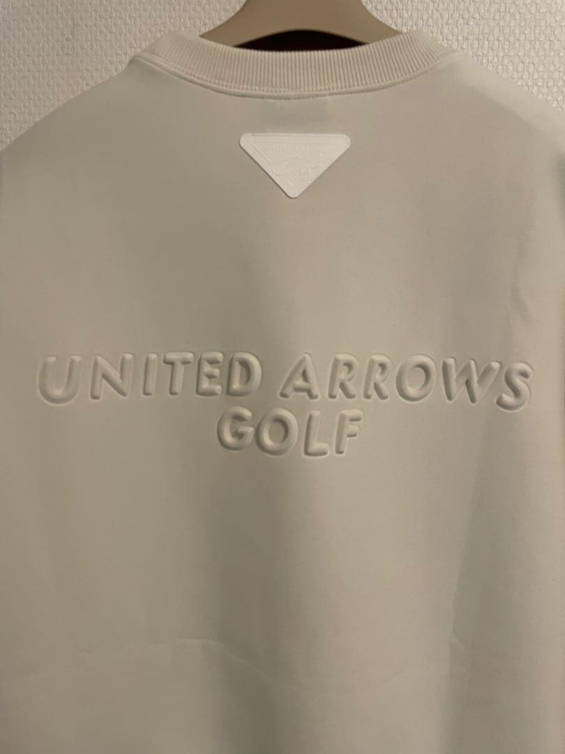 ユナイテッドアローズゴルフ ホワイト トレーナー スウェット ユニセックス XS
