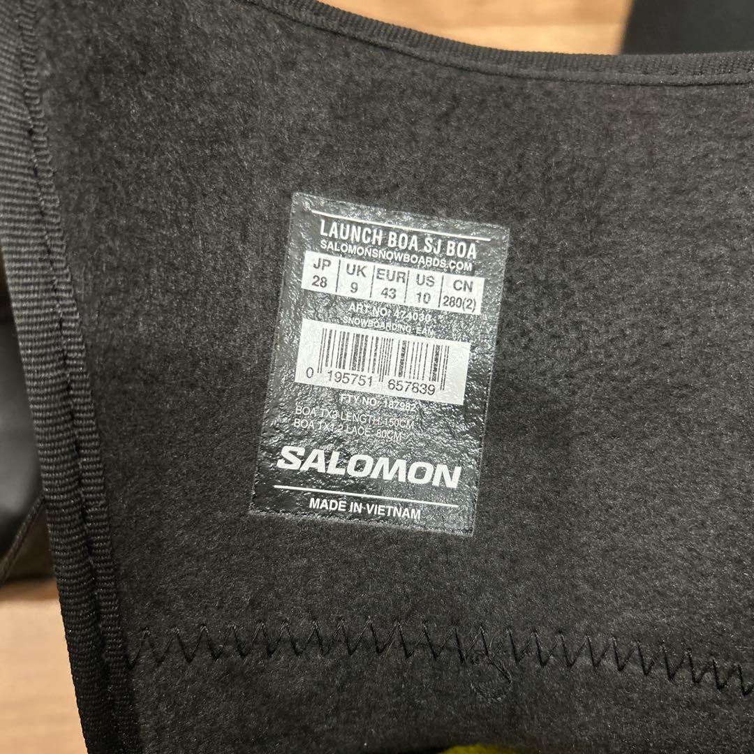 (美品)Salomon Launch (24-25)スノーボードブーツ 28cm
