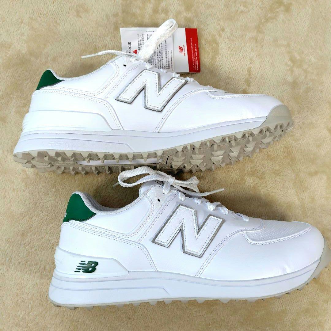 【新品未使用】 ニューバランス ゴルフシューズ UGS574J3 ホワイト 27