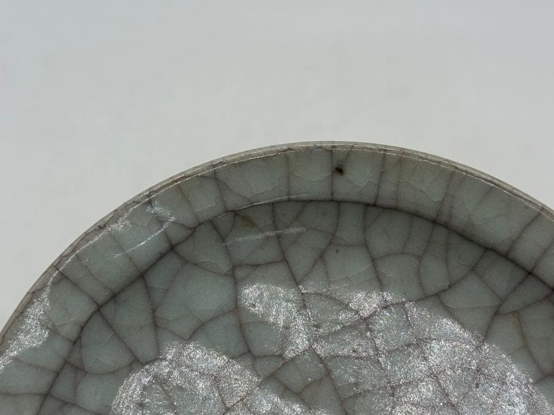 中国　哥釉皿　送料込み260127