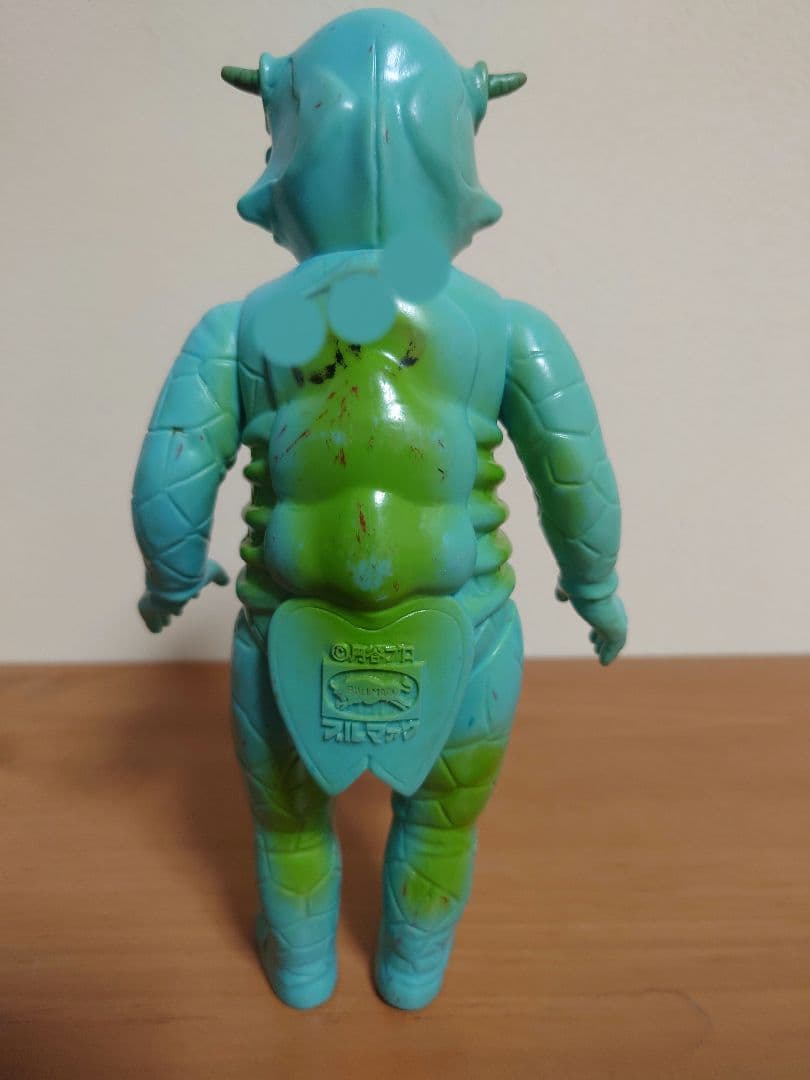 【当時もの】ブルマァク　ソフビ　ベル星人　記銘あり　ウルトラセブン