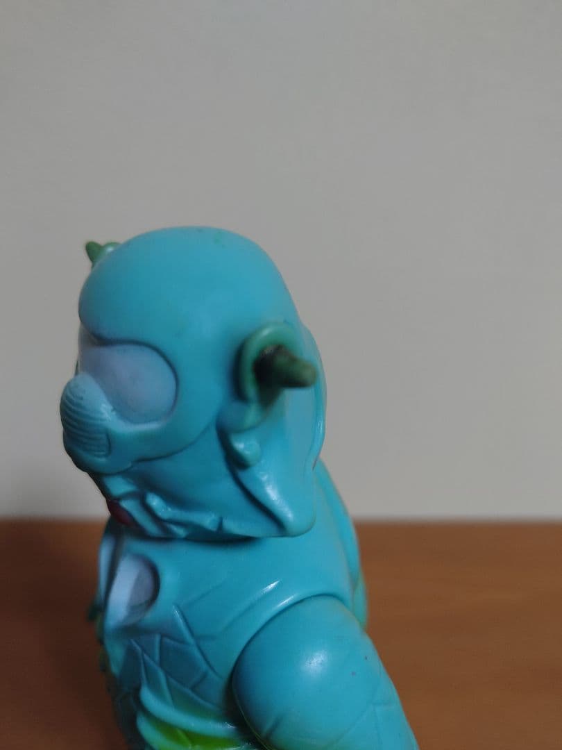 【当時もの】ブルマァク　ソフビ　ベル星人　記銘あり　ウルトラセブン