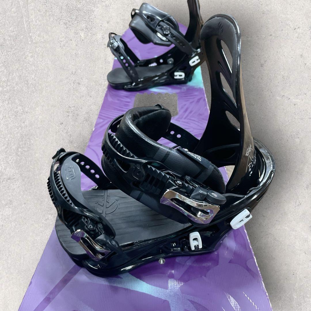 K2 TIMELITE 146㎝+ FLUX GU XS スノーボード2点セット