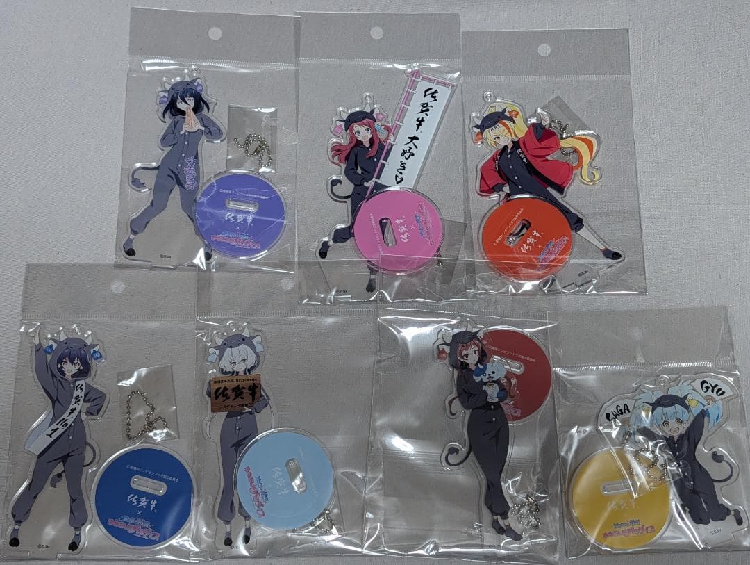 ゾンビランドサガ 佐賀牛 ＪＡ コラボ特典 アクリルスタンド 全種 コンプ