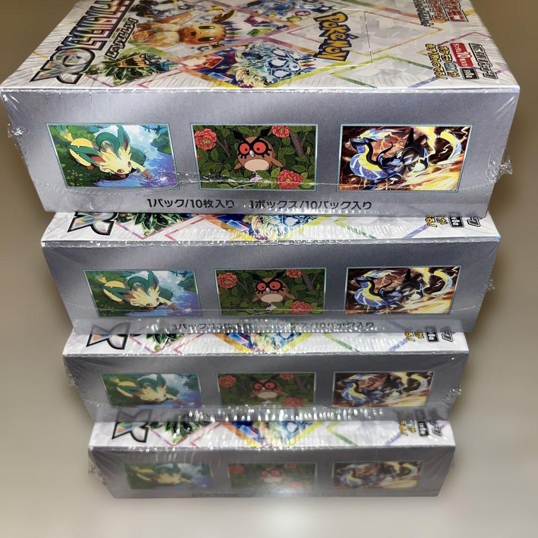 ポケモンカード テラスタルフェス　ex BOX シュリンク付き 4ボックス