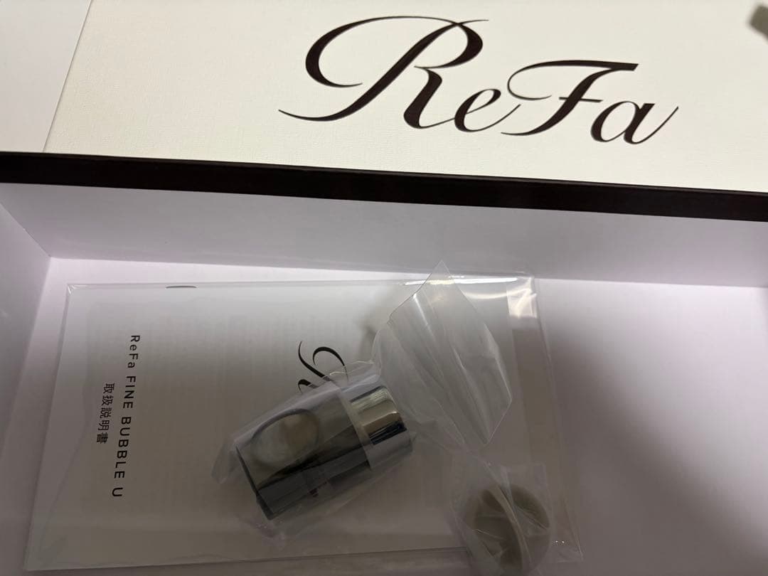 【新品】ReFa FINE BUBBLE U リファ シャワーヘッド　シルバー