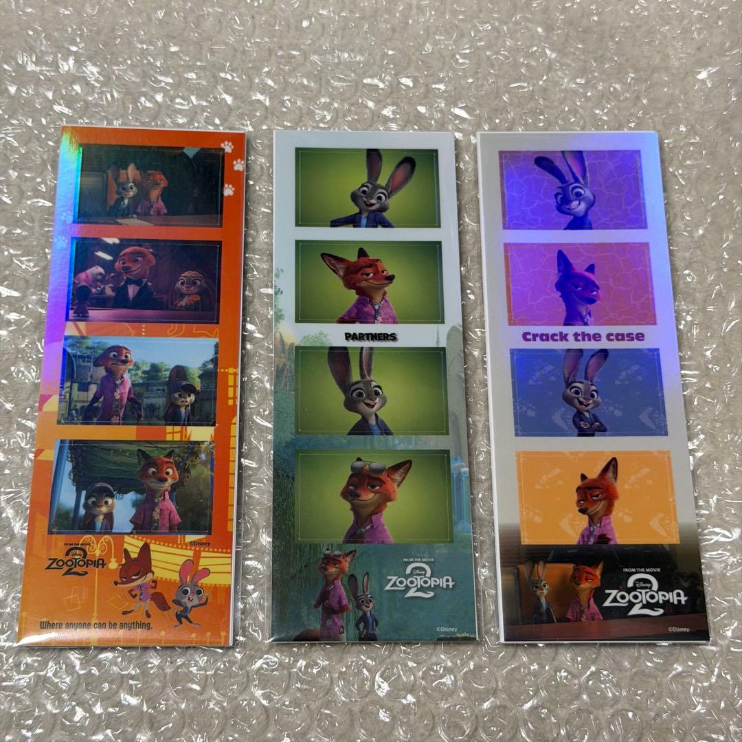韓国限定 ズートピア2 ステッカー ニック ジュディ 5点セット