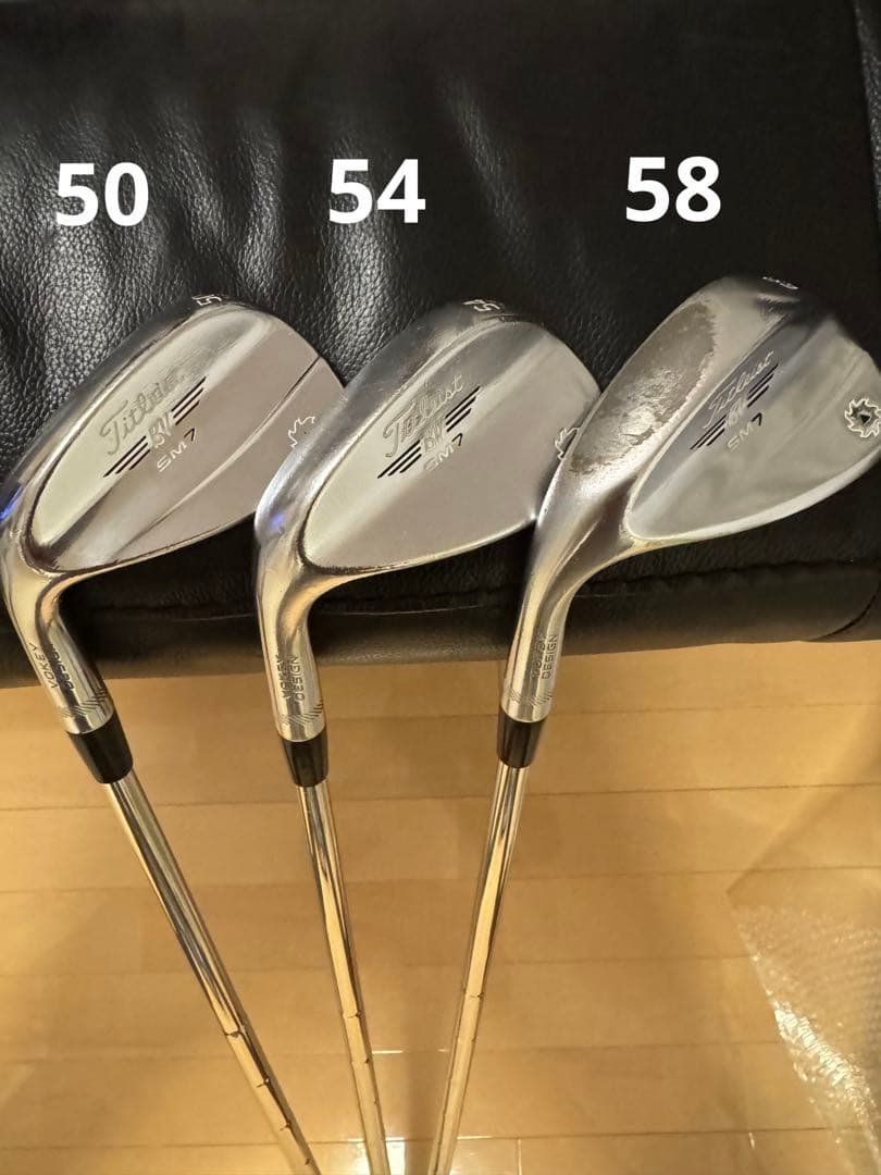 レフティ タイトリスト SM7 ウェッジ3本セット