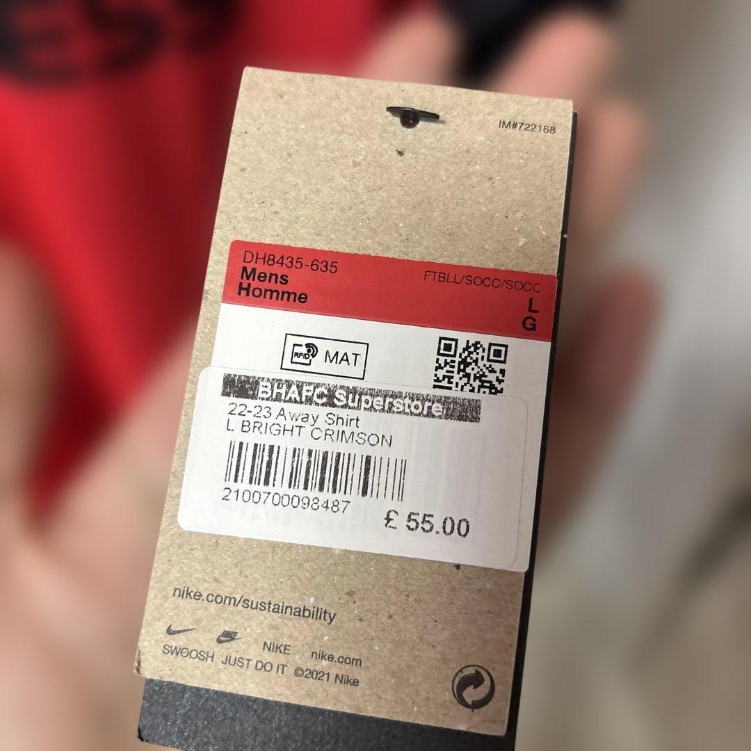 ブライトンホーヴアルビオン 三笘 22/23 アウェイユニ