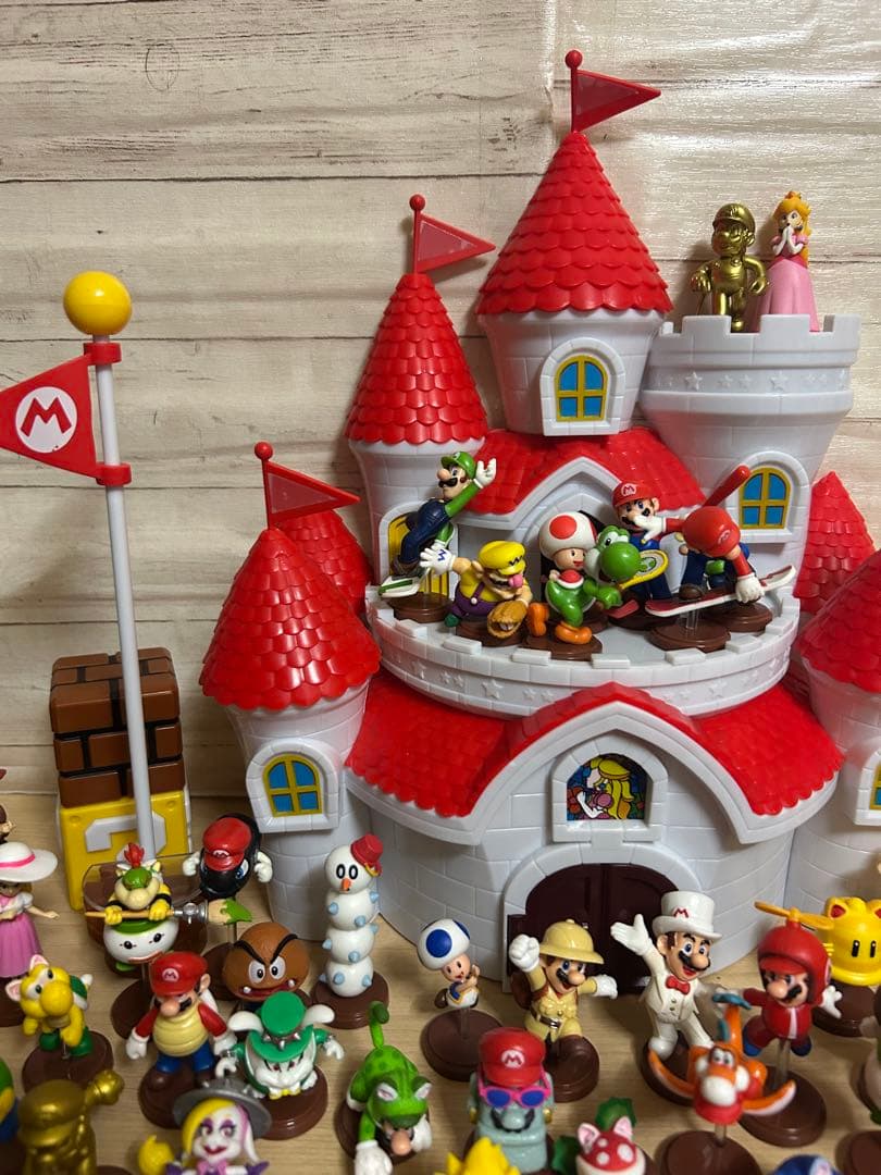 スーパーマリオ　プレイセットピーチ城　チョコエッグ　フィギュア　まとめ　セット