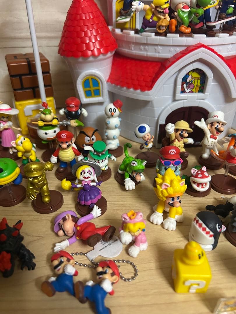 スーパーマリオ　プレイセットピーチ城　チョコエッグ　フィギュア　まとめ　セット