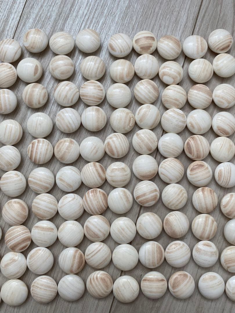 34号　蛤碁石　本蛤碁石　那智黒石　碁石　木箱付