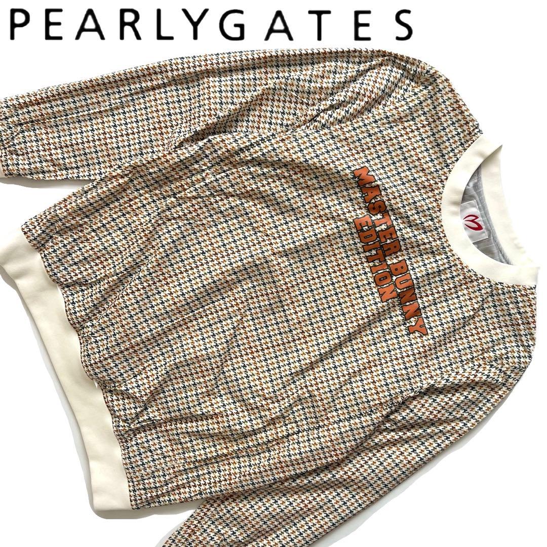 パーリーゲイツ　マスターバニー　千鳥格子柄　スニード　メンズ　ナイロン　XL 6