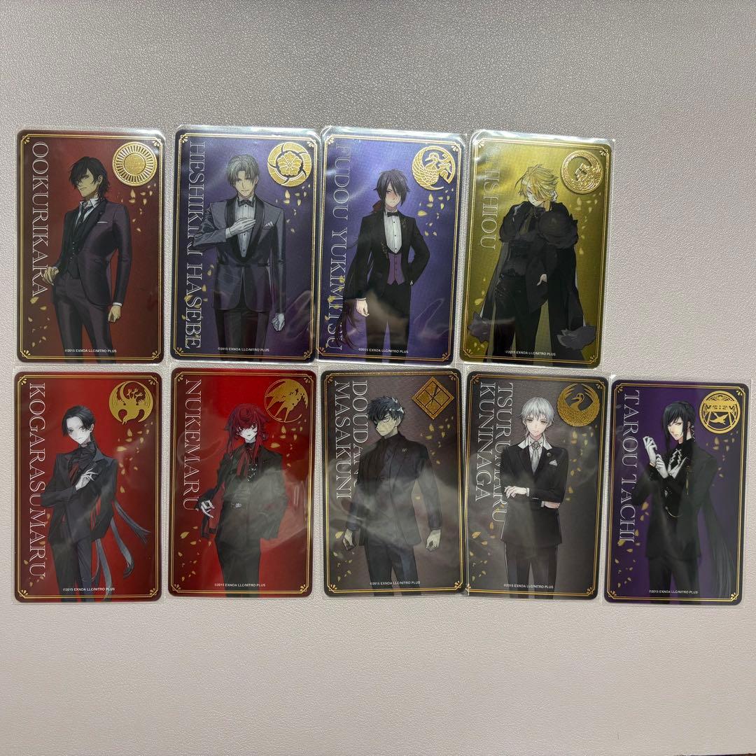 【刀剣乱舞】大本丸博 箔押しクリアカード 104枚